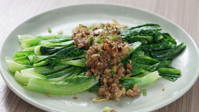 肉燥燙青菜